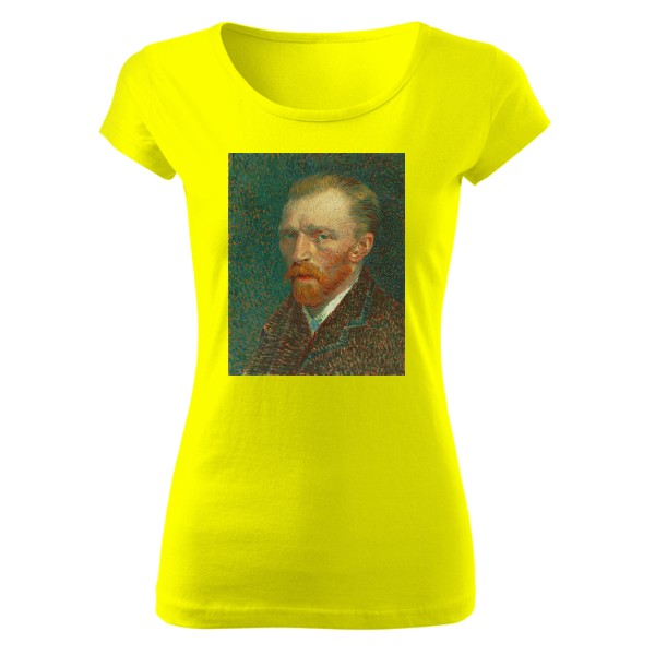 Tričko s potiskem Artriko Vincent van Gogh autoportrét