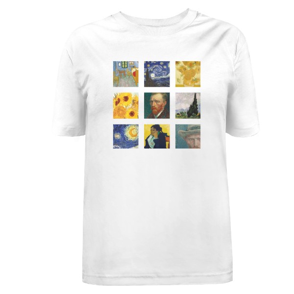 Tričko s potiskem Vincent van Gogh retro